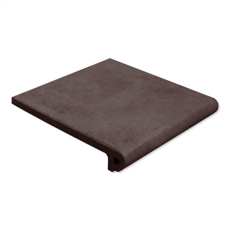 Trappeklinker Runde Capri Brun Mat 33x33 cm-0